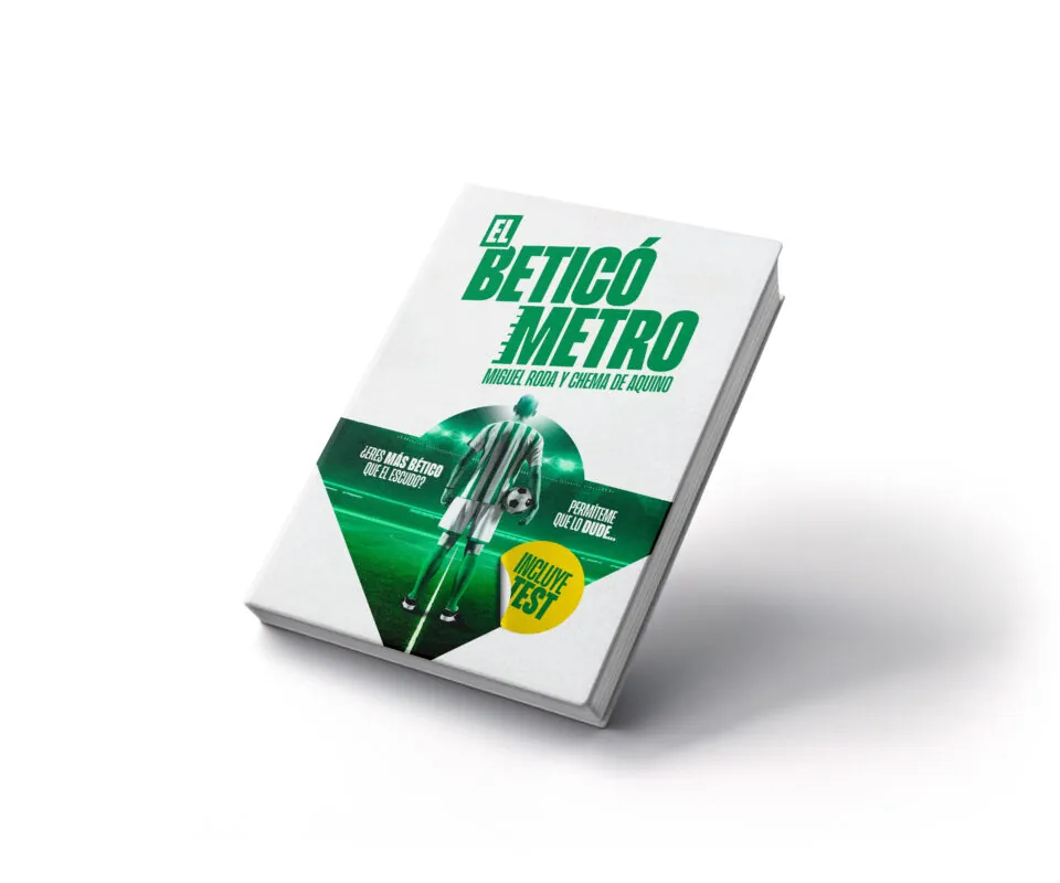 Portada de El Beticómetro, de Miguel Roda y Chema de Aquino